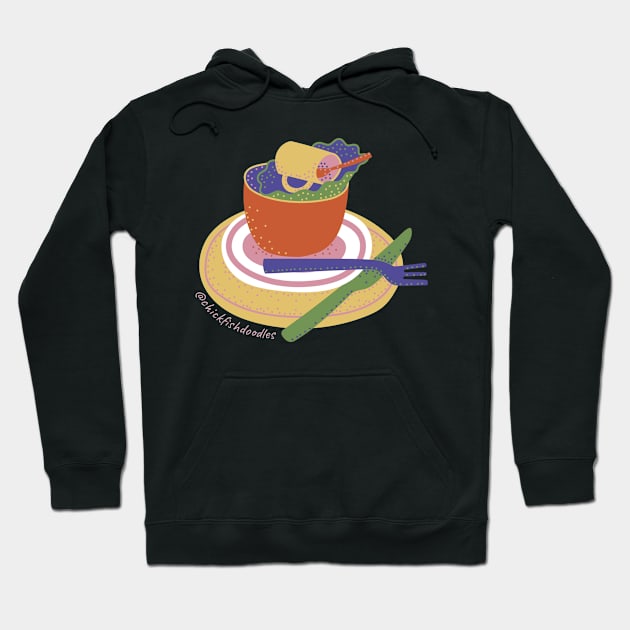 Dishes Hoodie by chickfish